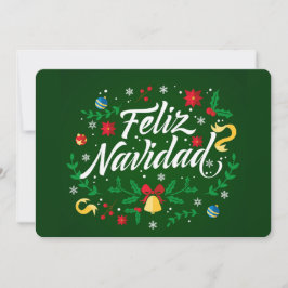 Feliz Navidad Feestdagenkaart