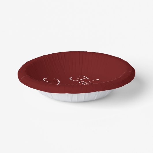 Feliz Navidad Fiesta Kerstrood Papieren Kommen (Gebogen)