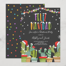 Feliz Navidad Fiesta - Uitnodiging voor kerstfeest