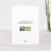 Feliz Navidad. Fijne Kunst Kerstmis Kaart in het S (Achterkant)