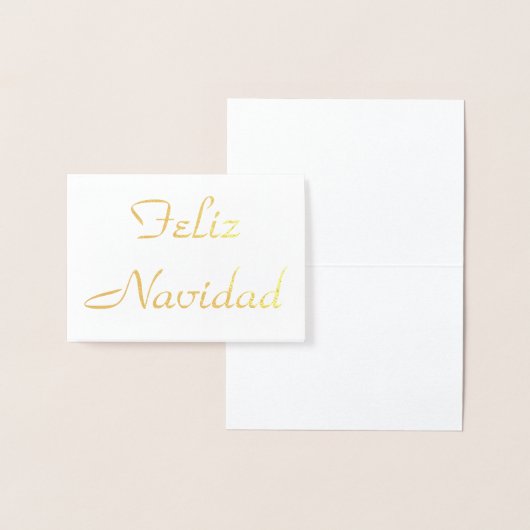 Feliz Navidad Folie Kaarten (Display)