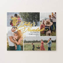 Feliz Navidad Gold Christmas Four Fotocollage