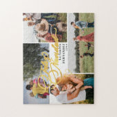 Feliz Navidad Gold Christmas Four Fotocollage Legpuzzel (Verticaal)