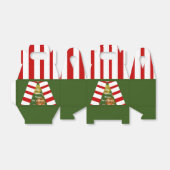 Feliz Navidad Golden Sparkles Kerstboom Bedankdoosjes (Uitgevouwen)