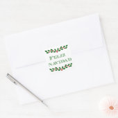 Feliz Navidad- Groen lettertype- stickers (Envelop)