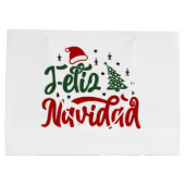 Feliz Navidad Groot Cadeauzakje (Achterkant)