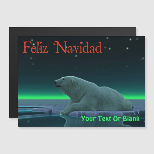 Feliz Navidad - Ice Edge Polar Beer (Voorkant / Achterkant)