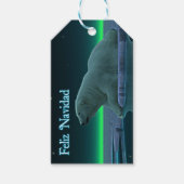 Feliz Navidad - Ice Edge Polar Beer Cadeaulabel (Voorkant)