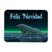 Feliz Navidad - Ice Edge Polar Beer Magneet (Horizontaal)