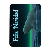 Feliz Navidad - Ice Edge Polar Beer Magneet (Verticaal)