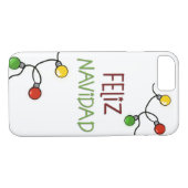 Feliz Navidad iPhone Case (Achterkant (Horizontaal))