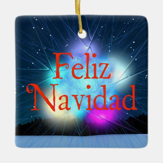 Feliz Navidad - Jack Frost Keramisch Ornament (Voorkant)