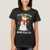 Feliz Navidad Juana Mexican Kerstman T-shirt (Voorkant)