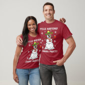 Feliz Navidad Juana Party Cool Gifts Mexican T-shirt (Unisex)