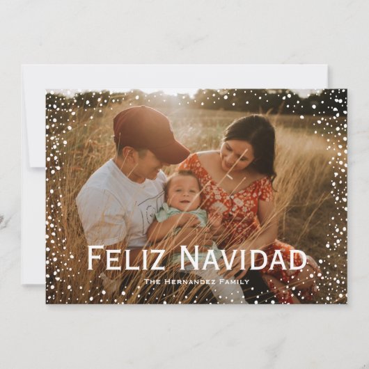 Feliz Navidad - Kaart voor volledige fotoopname (Voorkant)