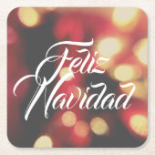 Feliz Navidad Kartonnen Onderzetters (Voorkant)