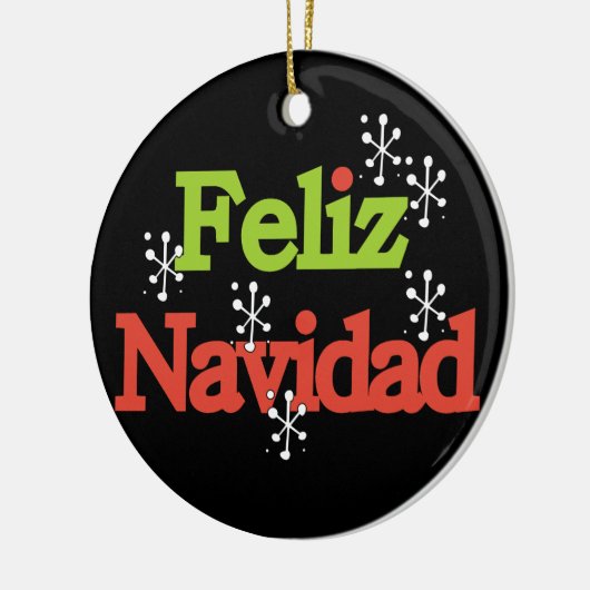 Feliz Navidad Keepsake Ornament (Links)