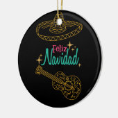 feliz navidad keramisch ornament (Links)