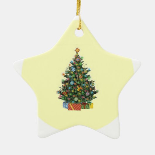 Feliz Navidad Keramisch Ornament (Achterkant)