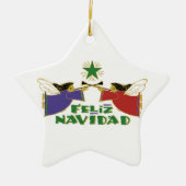 Feliz Navidad Keramisch Ornament (Voorkant)