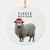 Feliz Navidad Keramisch Ornament (Voorkant)