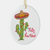Feliz Navidad Keramisch Ornament (Rechts)