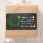 Feliz Navidad Kerst Label (Insitu)
