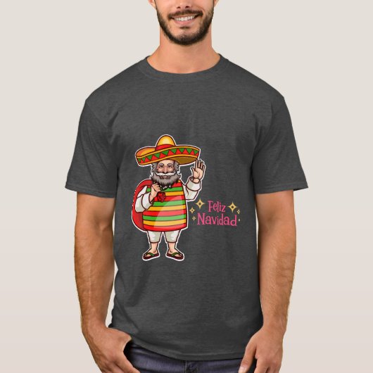Feliz Navidad Kerst Shirt (Voorkant)