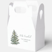 Feliz Navidad Kerstboom met Lichten Vakantie Bedankdoosjes (Open)