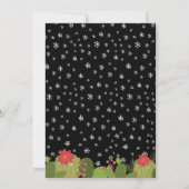 Feliz Navidad-kerstcactus Kaart (Achterkant)