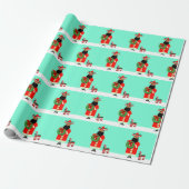 Feliz Navidad Kerstcadeau Cadeaupapier (Uitgerold)