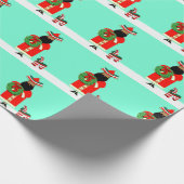Feliz Navidad Kerstcadeau Cadeaupapier (Hoek)