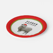 Feliz Navidad kerstfeestdag Borden Papieren Bordje (Gekanteld)