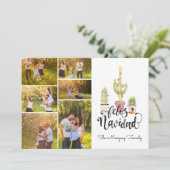 Feliz Navidad | Kerstfotocollage (Staand voorkant)