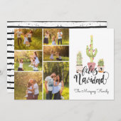 Feliz Navidad | Kerstfotocollage (Voorkant / Achterkant)