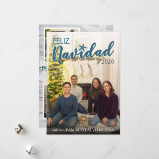 Feliz Navidad-kerstkaart - Beach Feestdagenkaart