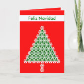 Feliz Navidad-kerstKaart Feestdagen Kaart (Voorkant)