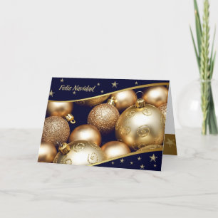Feliz Navidad. kerstKaart in het Spaans Feestdagen Kaart