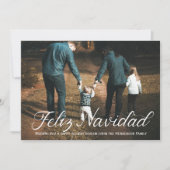 Feliz Navidad-kerstKaart Kaart (Voorkant)