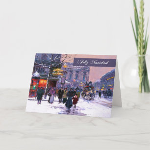 Feliz Navidad. Kerstkaarten in het Spaans Feestdagen Kaart
