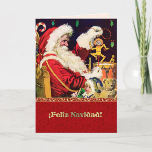 Feliz Navidad. Kerstkaarten in het Spaans Feestdagen Kaart