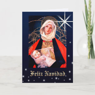 Feliz Navidad. Kerstkaarten in het Spaans Feestdagen Kaart