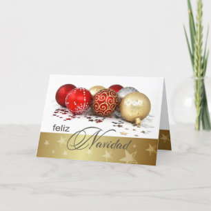 Feliz Navidad. Kerstkaarten in het Spaans Feestdagen Kaart