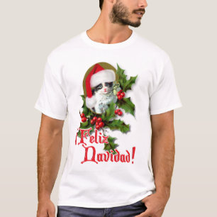 Feliz Navidad - kerstkeuken T-shirt