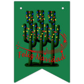 Feliz Navidad Kerstmis Fiesta Party Bunting Flag Vlaggetjes (Eerste vlag)