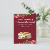 Feliz Navidad Kerstmis naar el Comelón de Pupusas Briefkaart (Staand voorkant)