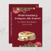 Feliz Navidad Kerstmis naar el Comelón de Pupusas Briefkaart (Voorkant / Achterkant)