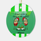 Feliz Navidad Kerstmis para el Comelón Pupusas Keramisch Ornament (Links)