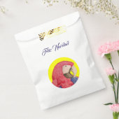 Feliz Navidad-kerstparrot Bedankzakje (Gezegeld)