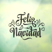 Feliz Navidad-klanten met verkoopfront  Raamsticker (Vel 3)